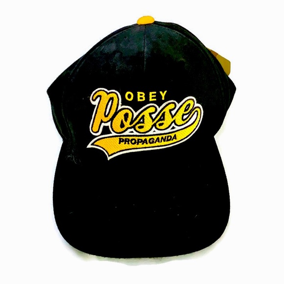 Obey Accessories - OBEY ON DECK NWT BLACK UNISEX SNAPBACK ADJUSTABLE